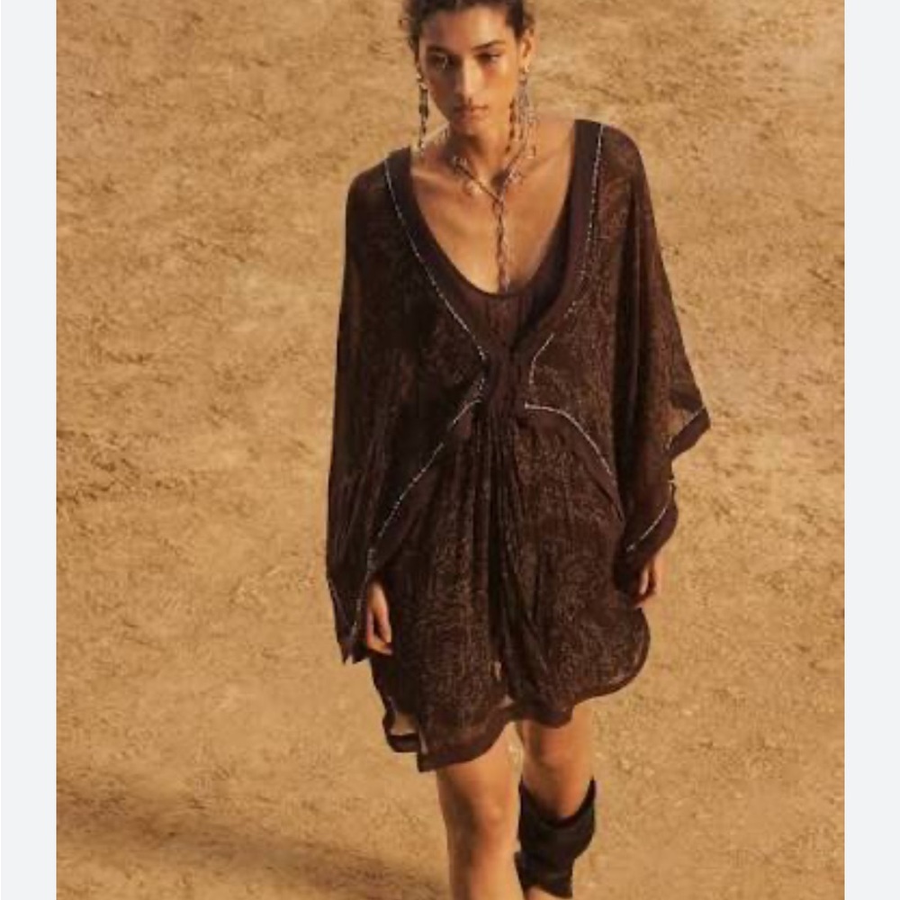 Zara Studio NWT Limited Edition beaded mini flowy dress 2259/704